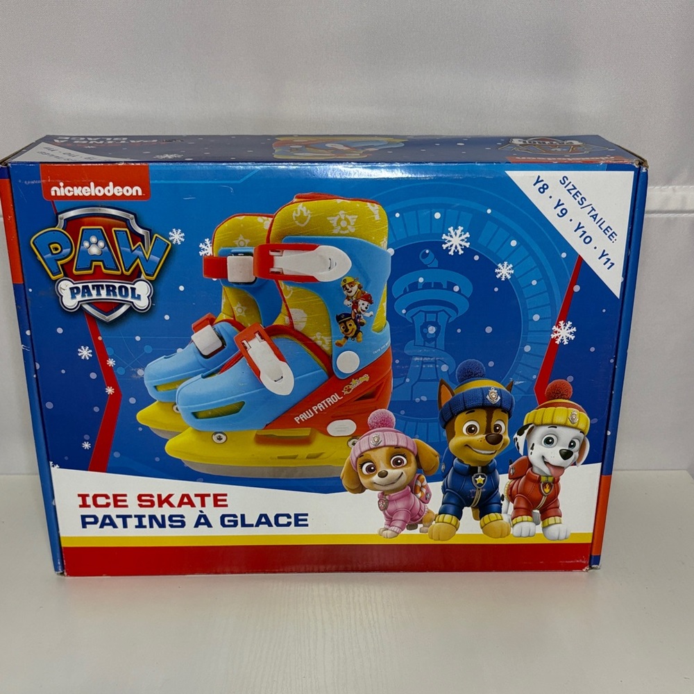 Paw Patrol Ice Skates - Blue, Red, and Yellow